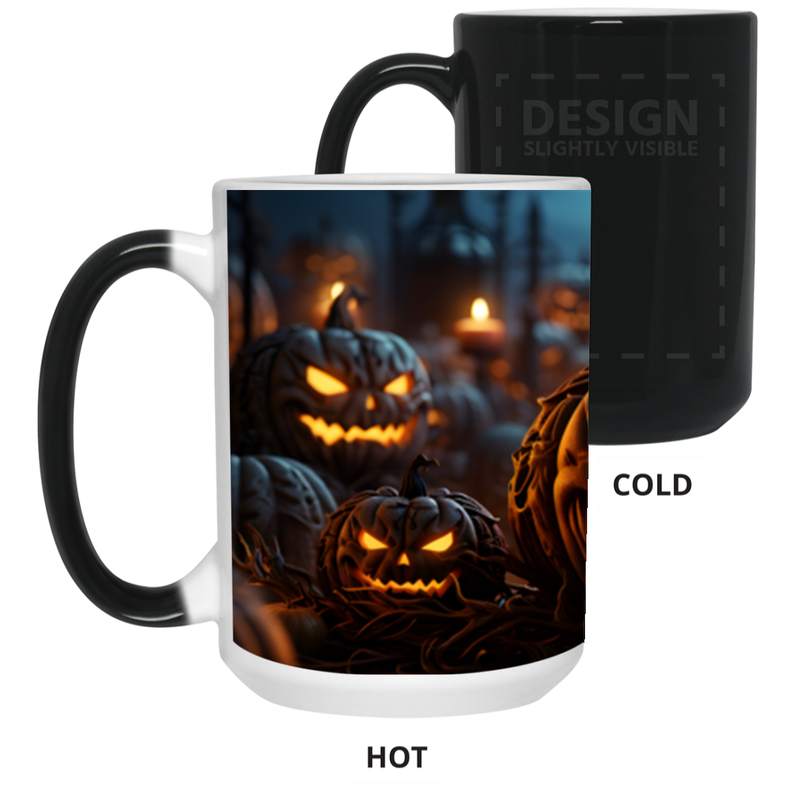 Jack O Lantern 15 oz. Color Changing Mug