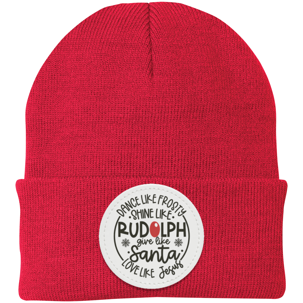 Dance Like Frosty Love Like Jesus Beanie