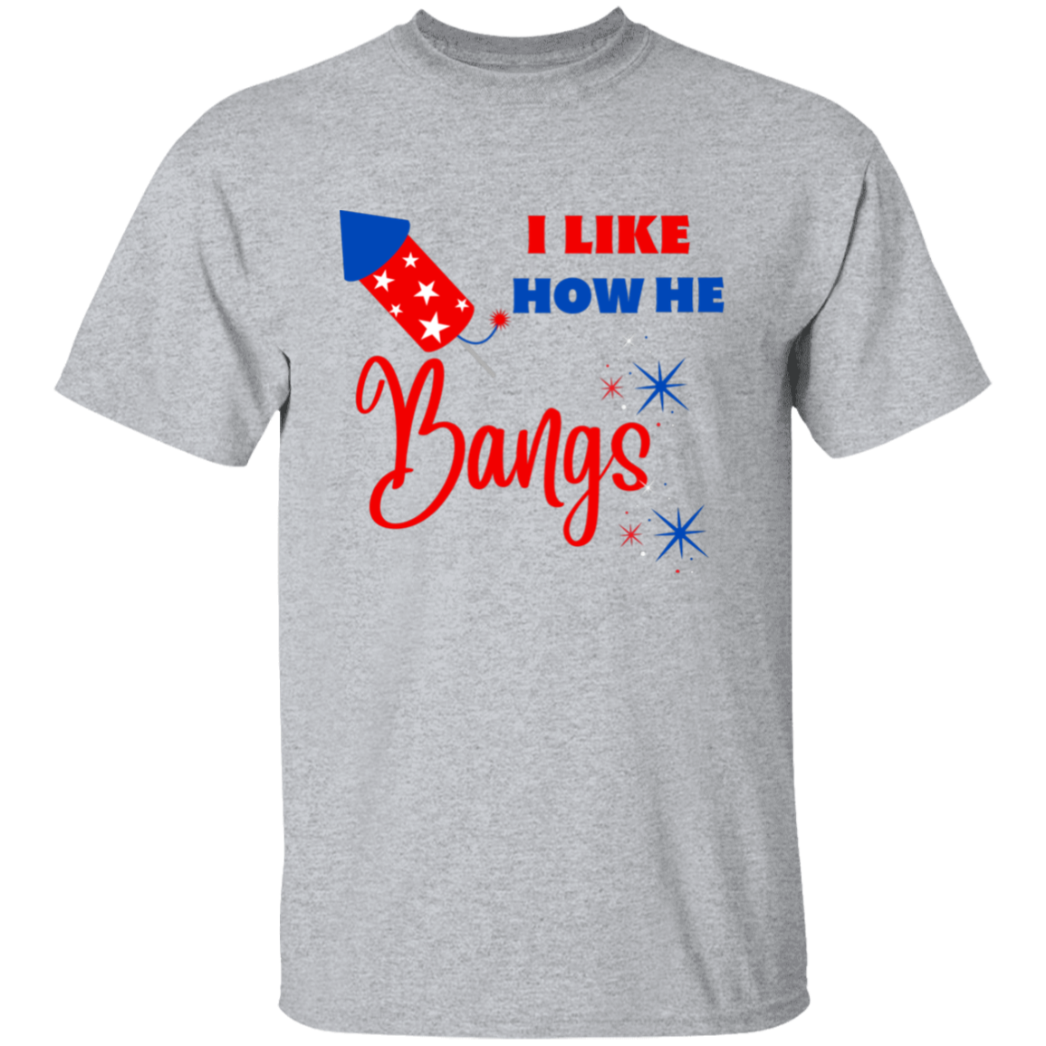4th of July Couples Shirt| I Like How He Bangs