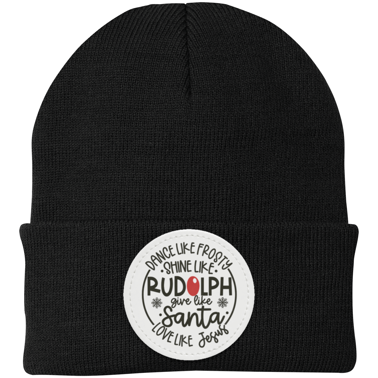 Dance Like Frosty Love Like Jesus Beanie