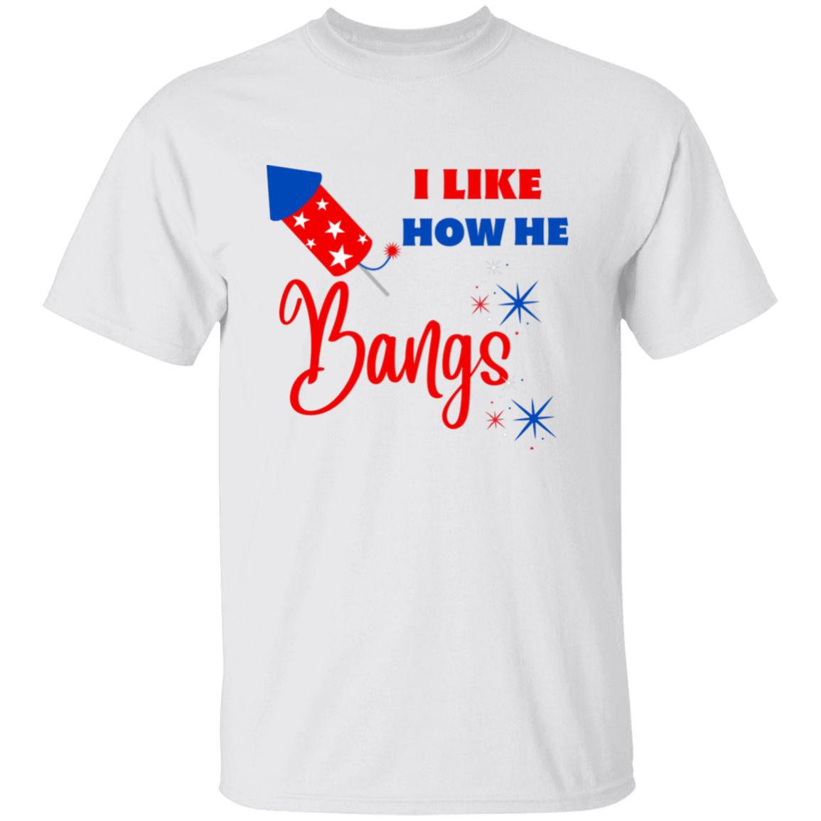 4th of July Couples Shirt| I Like How He Bangs