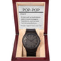 Pop-Pop Definition Wooden Watch