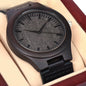 Pop-Pop Definition Wooden Watch