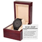 Pop-Pop Definition Wooden Watch