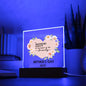 Mother's Love Plaque (Peach Floral)/ Mother's Day Gift