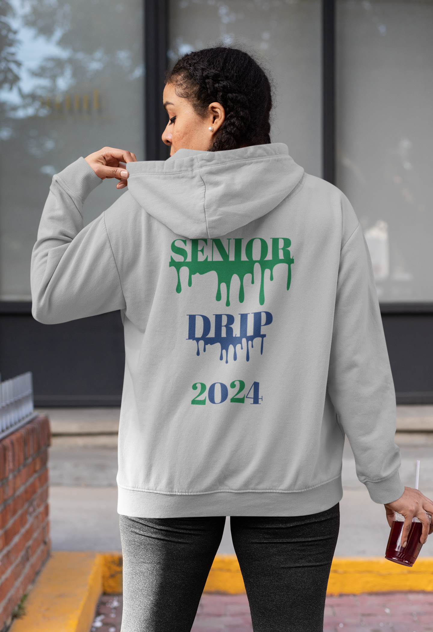Senior Drip Pullover Hoodie