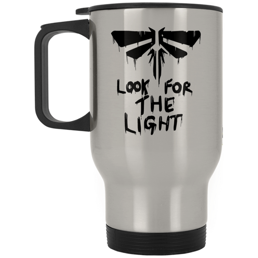 Look For The Light Silver Stainless Travel Mug