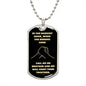 Brother Darkest Hour Black and Light Gold Dog Tag
