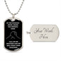 Brother Darkest Hour Dog Tag Black and Silver 2