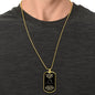 Brother Darkest Hour Black and Light Gold Dog Tag