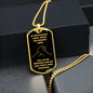 Brother Darkest Hour Black and Dark Gold Dog Tag