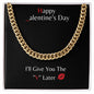Valentines Necklace: Cuban Chain