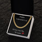 Cuban Link Chain Valentine's Day