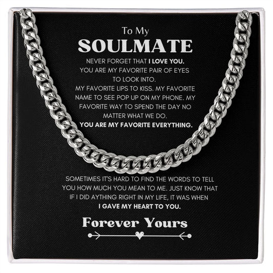 Soulmate Necklace: Cuban