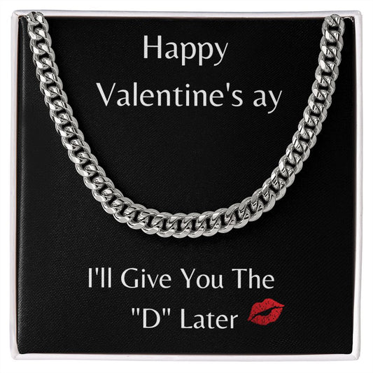 Cuban Link Chain Valentine's Day