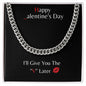 Valentines Necklace: Cuban Chain