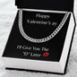 Cuban Link Chain Valentine's Day