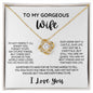 Wife Necklace: Love Knot