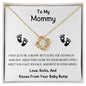 To My Mommy Love Knot Necklace