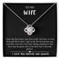 Love Knot Necklace Wife