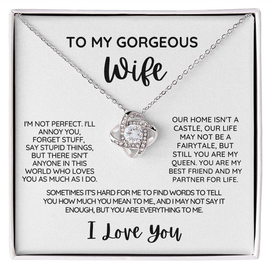 Wife Necklace: Love Knot