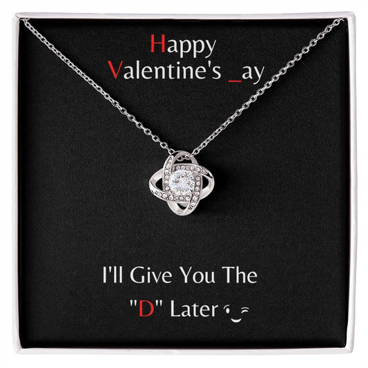 Valentines Necklace: Love Knot