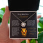 Soulmate Necklace: Love Knot Sunset