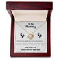 To My Mommy Love Knot Necklace