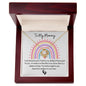 To My Mommy Rainbow Baby Necklace-Love Knot