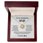 Wife Necklace: Love Knot