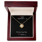 Valentines Necklace: Love Knot