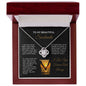 Soulmate Necklace: Love Knot Sunset
