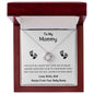 To My Mommy Love Knot Necklace