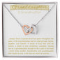 Interlocking Heart Necklace Granddaughter