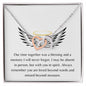 Memorial Necklace Interlocking Hearts