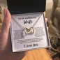 Interlocking Hearts Necklace Gorgeous Wife