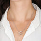 Memorial Necklace Interlocking Hearts