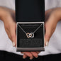 Interlocking Hearts Necklace Granddaughter