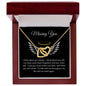 Missing You Interlocking Heart Necklace 2