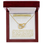 Interlocking Heart Necklace Granddaughter