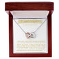 Interlocking Heart Necklace Granddaughter