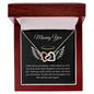 Missing You Interlocking Heart Necklace 2
