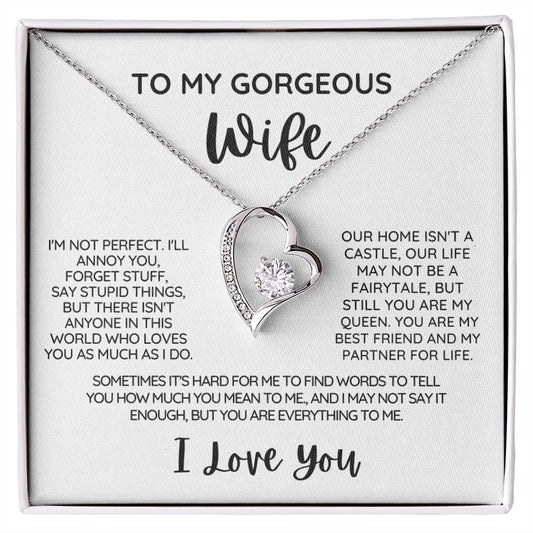 Gorgeous Wife Necklace: Forever Love