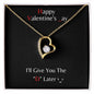 Valentines Necklace: Forever Love