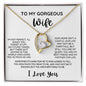 Gorgeous Wife Necklace: Forever Love