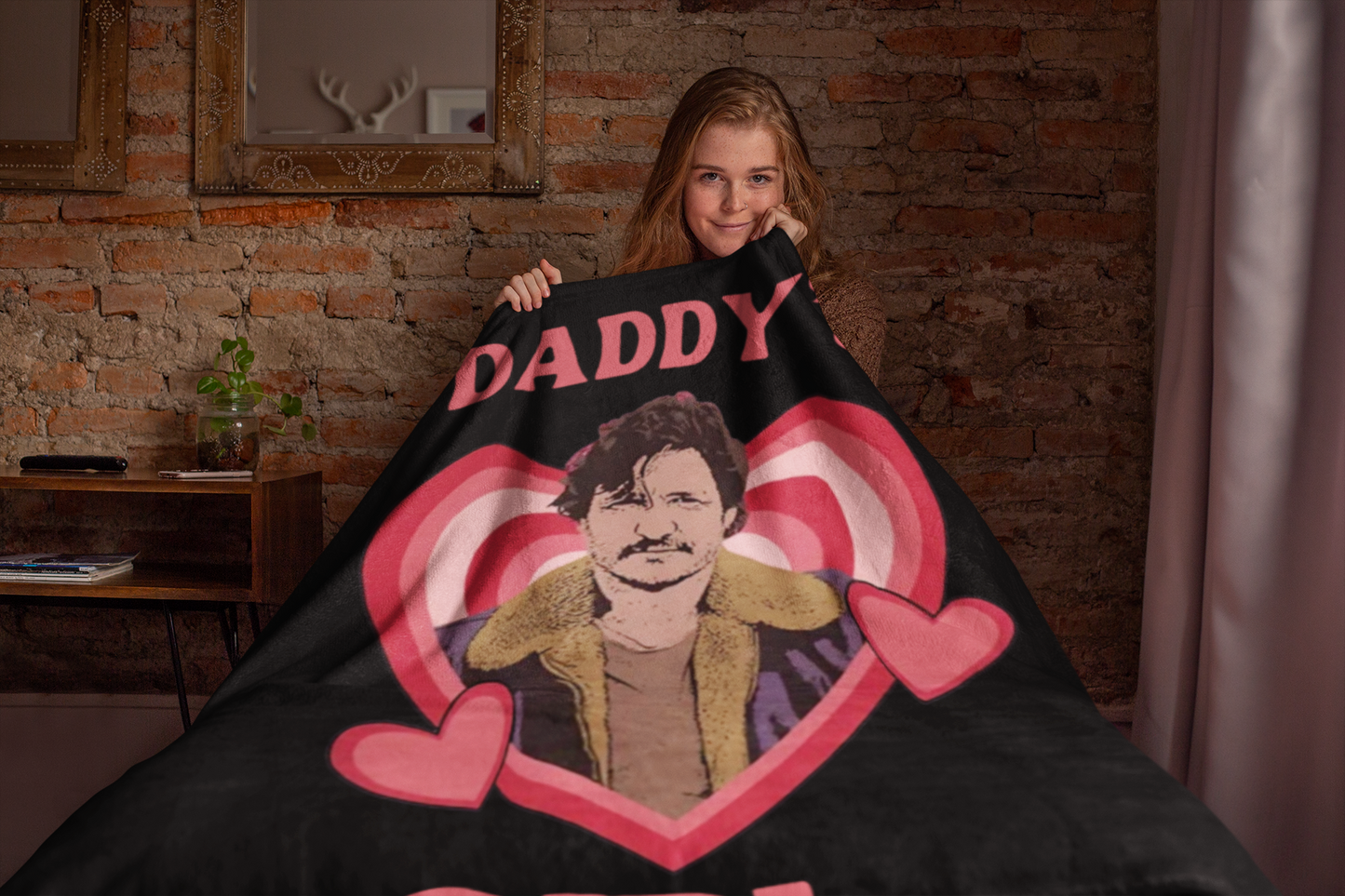 Pedro Pascal Fleece Blanket 50x60