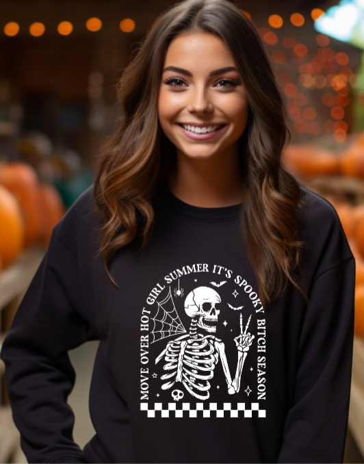 Spooky Season Sweatshirt (White)