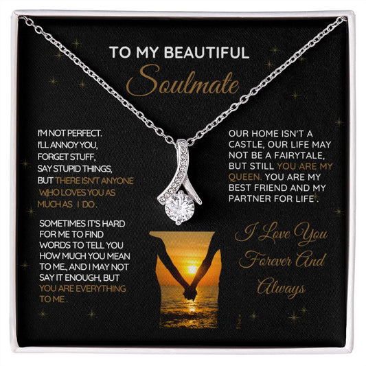 Soulmate Necklace Sunset: Alluring Beauty