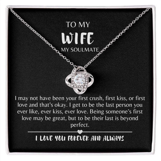 Love Knot Necklace Soulmate Wife