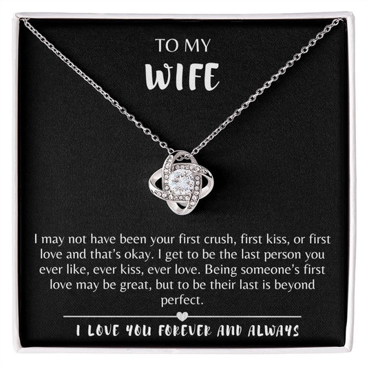 Love Knot Necklace Wife